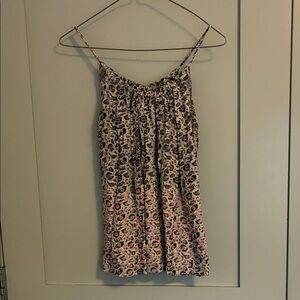 Floral Print Gap Tank Size Small EUC